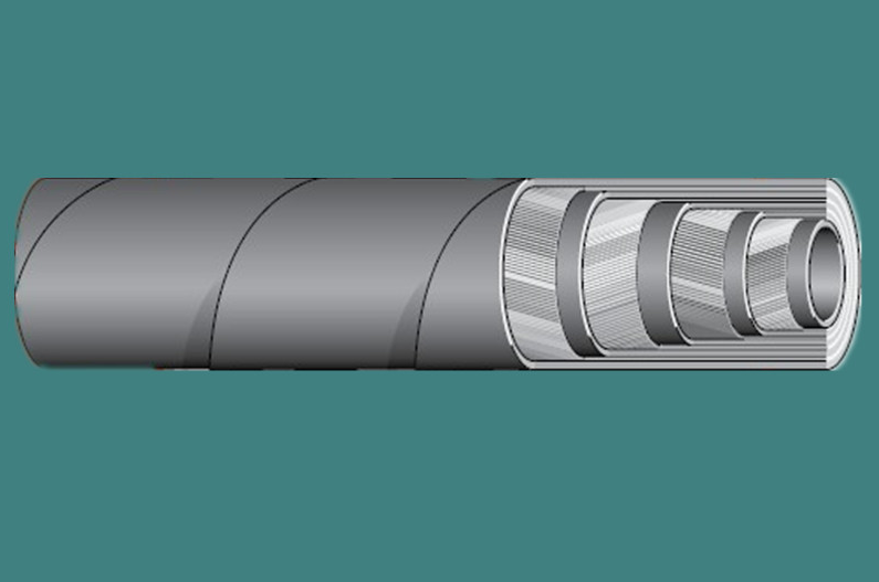 正品parker派克P35– No-Skive 不剥胶缠绕软管 现货供应派克P35-32高压橡胶软管