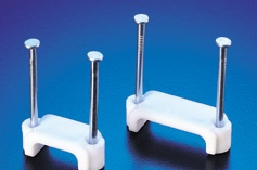 1012 KSS 双钉式白扁线固定夹