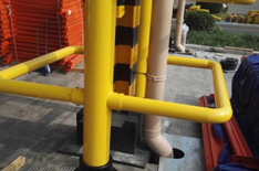 6寸钢制柔性防撞柱